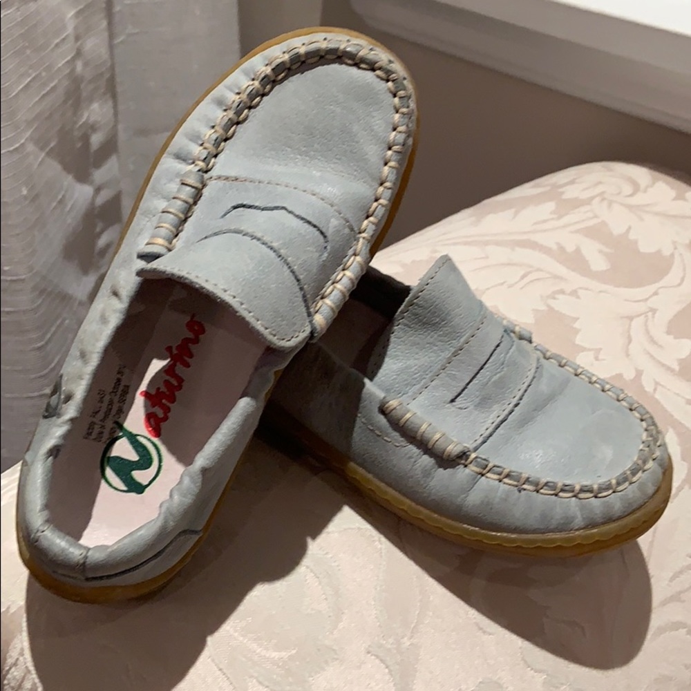 Kids naturino leather loafers